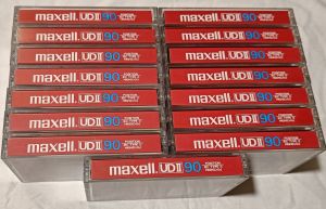 15x Maxell UDII90 casete audio