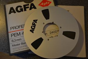 Banda magnetofon Agfa 26,5cm metal Nab-cu banda