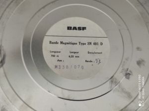 Bandă magnetofon BASF type SN 401 D
