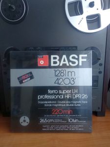 BASF ferro super LH professional HiFi DPR 26, 1281 m, 220 minute.