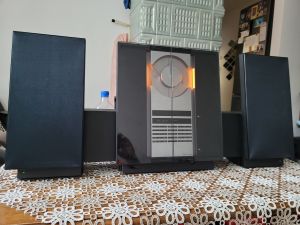 B&O Bang Olufsen BEOCENTER 2300 AND BEOLAB 2500 SPEAKERS WITH THE B&O WALL BRACKET AND SYSTEM CRADLE