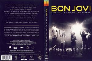 Bon Jovi – Live At Madison Square Garden DVD Video EU 2009