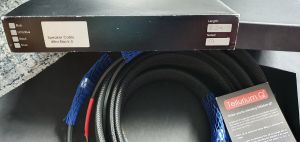 Cabluri de boxe TELLURIUM ULTRA BLACK II, 2 x 2.5 m