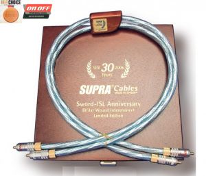 Cabluri High-End suedeze 2RCA-2RCA Supra Cables Sword-ISL 1m