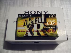Caseta audio SONY METAL XR60 sigilata