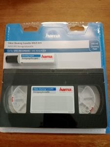 caseta de curat capete video VHS panasonic sony funai goldstar lg
