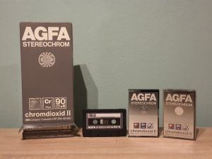 casete audio crom Agfa 90+6 minute 