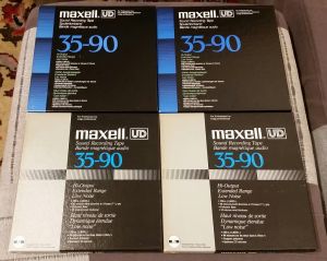Inregistrari benzi magnetofon Maxell UD 35 90 (lot 3)