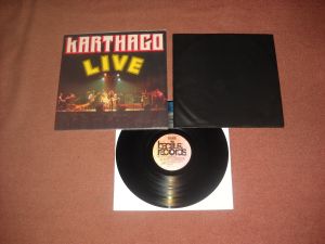 Karthago (Germania): Live (1976) vinil krautrock in concert, stare VG+/VG