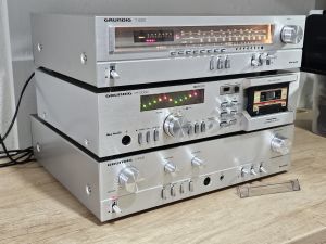 linie audio GRUNDIG-amplificator V-1000,tuner T-1000,deck CF-5000