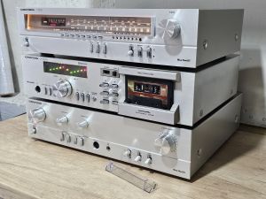 linie audio GRUNDIG-amplificator V-1000,tuner T-1000,deck CF-5000