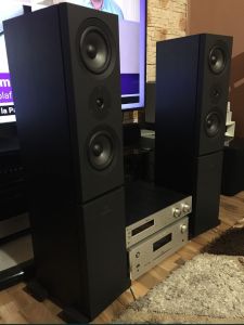 Linn KABER LS500 Boxe Pur Audiophile 150W 52Kg Made in SCOTLAND Preț de CATALOG 3000$