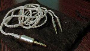Meze Cablu casti Hifiman balansat 4.4 mm TRRS Pentacon cupru argintat