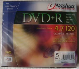 Nashua DVD -R 4,7GB,120min