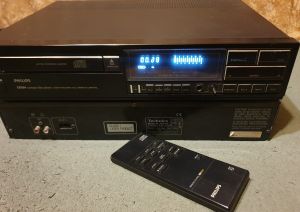 Philips cd304 mk1 cu 2x tda1540 si cdm 1, telecomanda originala