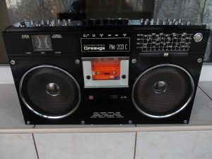 Radio casetofon OREANDA PM-203C portabil stereo vintage Ucraina