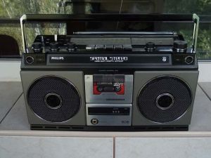 Radio casetofon PHILIPS 90ar 508,boombox vintage 1982,ghettoblaster Singapore