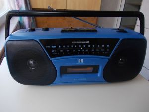 Radio GRUNDIG RR300 casetofon blue portabil stereo