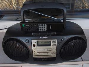 Radio SONY cfd-370 casetofon cd telecomanda,boombox portabil