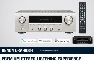 Receiver Stereo DENON DRA-800H, 2x100W @8ohm