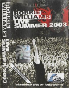 Robbie Williams ‎– Live Summer 2003, caseta audio