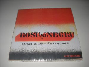 Roșu Și Negru: Oameni De Zăpadă / Pastorală (1974)disc mic vinil rock, editie rara