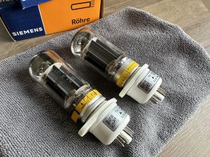 Siemens F2a pair + EL34 adapters