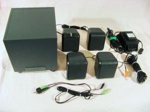 Sistem audio 4.1 Philips boxe subwoofer difuzoare 