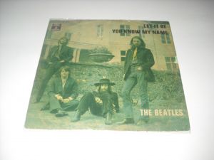 The Beatles:Let It Be / You Know My Name(1970)(doar 1/2 din coperta, fara disc)