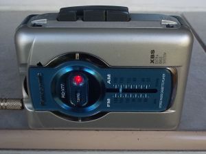 Walkman PANASONIC RQ-77 radio analog stereo casetofon tape